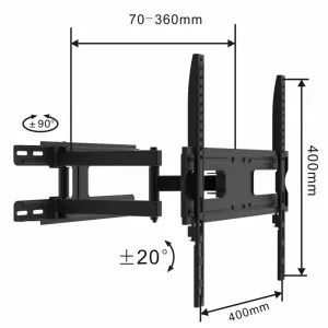 Linkom 32-55/max Nosač za TV vesa 400x400/45kg/zglobni