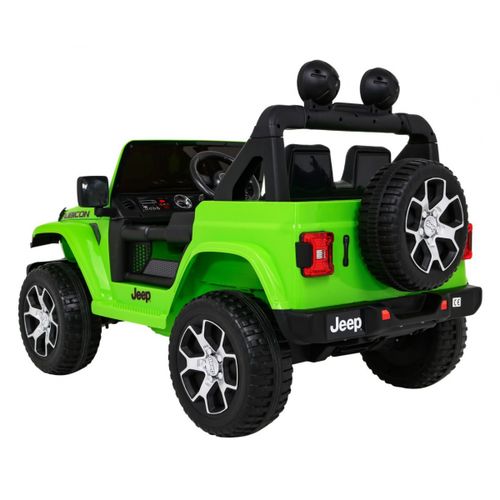 Licencirani auto na akumulator Jeep Wrangler Rubicon 4x4 - zeleni slika 5