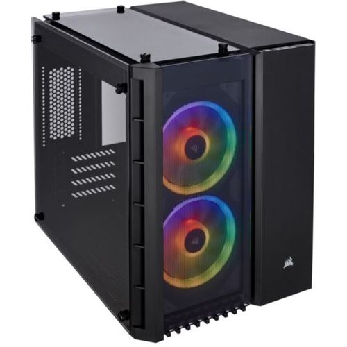 Corsair Crystal Series 280X RGB Tempered Glass Micro ATX Case slika 1