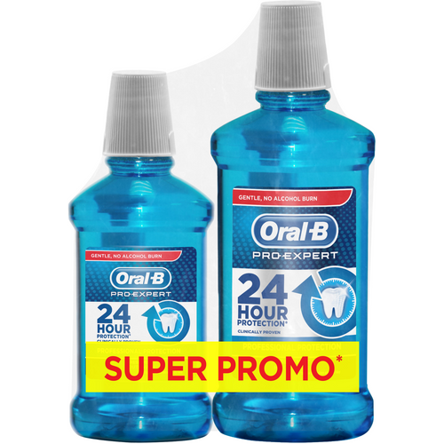 Oral B tečnost za zube Proexpert 500+250ml gratis slika 1