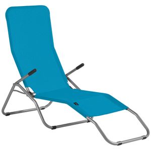 Nils turistička plažna ležaljka tirkizna