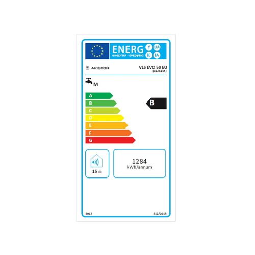 Ariston VLS EVO 50 EU Akumulacioni bojler, 50 L, Kupatilski, Spoljnja regulacija, Vertikalna ili horizontalna montaža slika 4