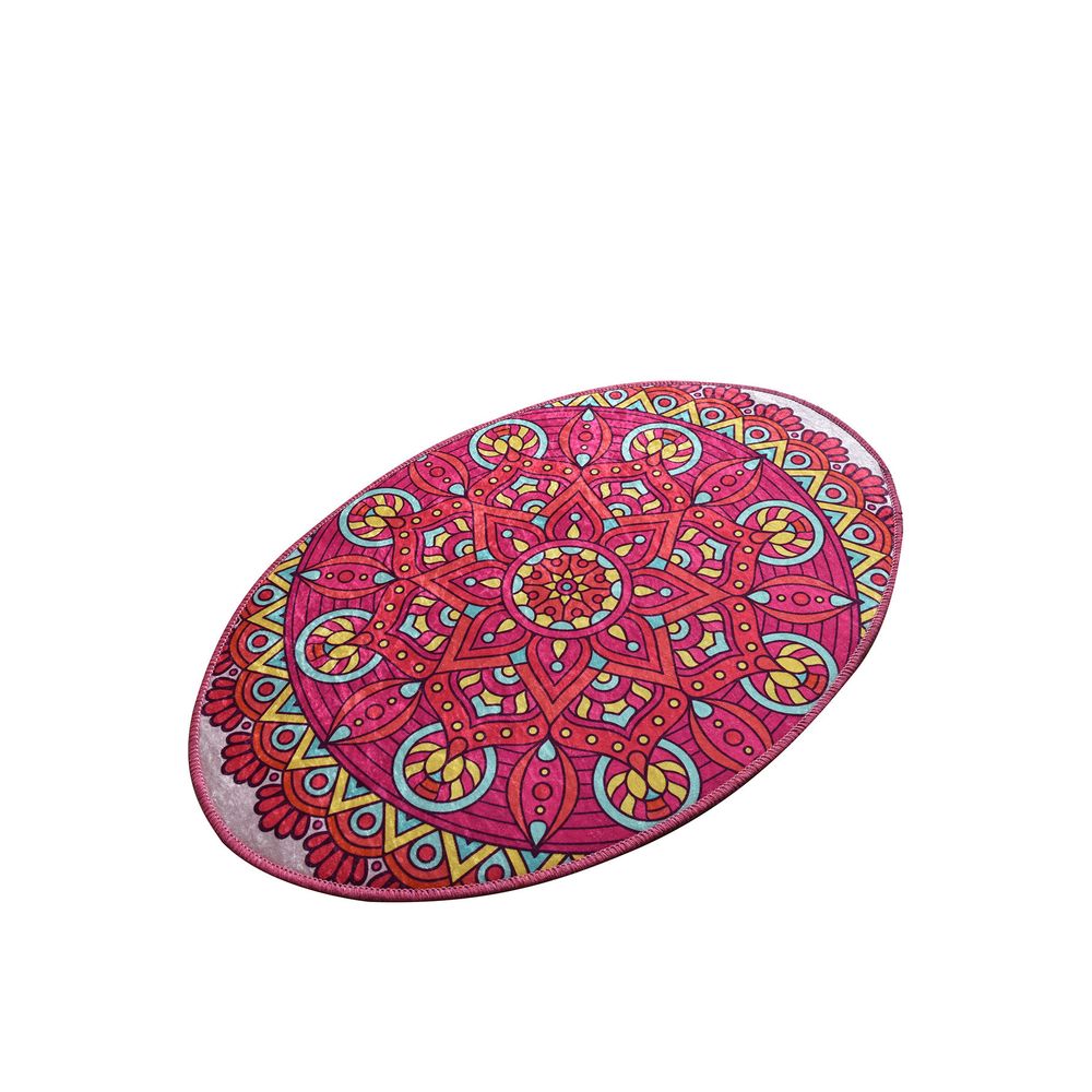 Mandala Ovalni Višebojni Tepih DJT (60 x 90 cm) slika 2