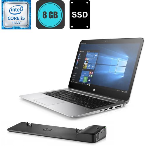 HP EliteBook Folio 1040 G3 5-6300, 8GB DDR4, 256GB SSD + Docking station - rabljeni uređaj slika 1