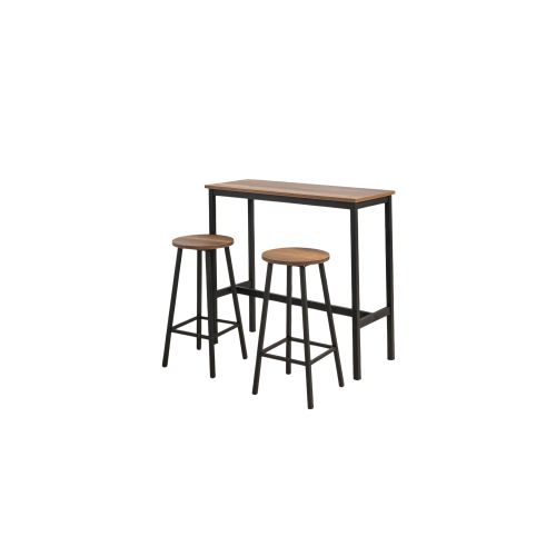 Mola Set 100 - Barok Black Black Bar Table & Stool Set (3 Pieces) slika 5