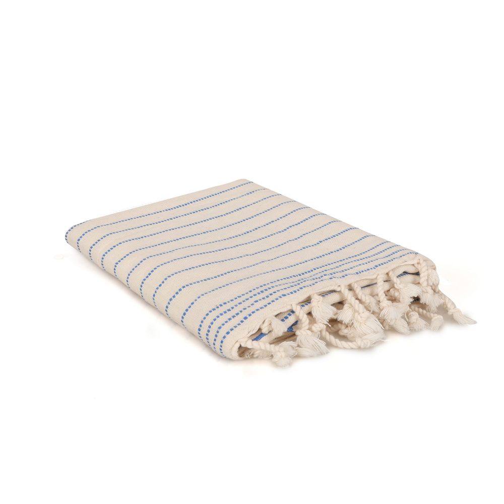 Capri - Plava Krem Fouta (Peškir za plažu) slika 3