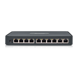 Amiko Home PoE mrežni switch, 10 port RJ-45, 8 PoE, rack ugradnja  - POE SWITCH 8CH+2