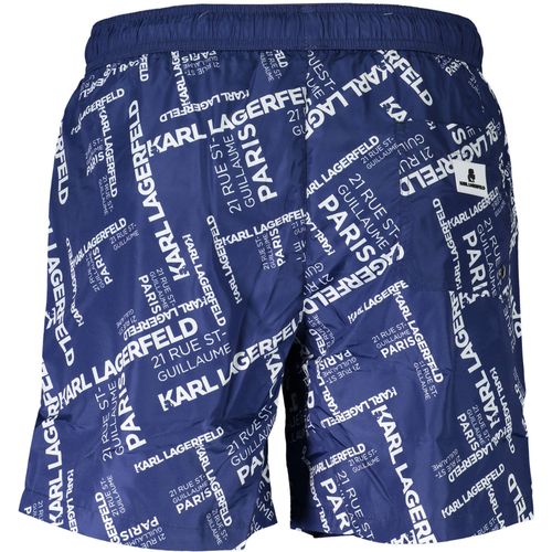 KARL LAGERFELD BEACHWEAR SWIMSUIT PARTS UNDER MAN BLUE slika 2