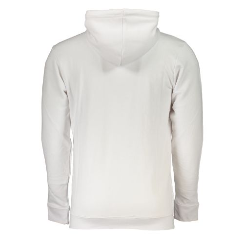 CAVALLI CLASS MEN'S WHITE ZIPLESS SWEATSHIRT slika 2