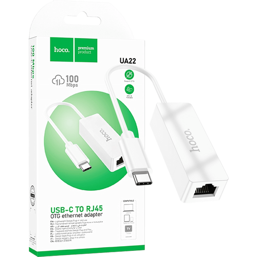 hoco. Adapter USB type C na LAN - UA22 type C slika 1