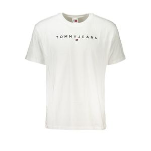 TOMMY HILFIGER MEN'S WHITE SHORT SLEEVE T-SHIRT