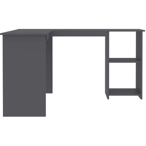 Kutni radni stol sivi 120 x 140 x 75 cm od iverice slika 28