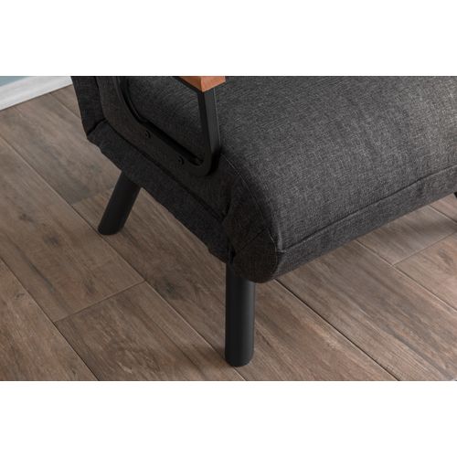 Atelier Del Sofa Naslonjač, Sando Single - Dark Grey slika 4