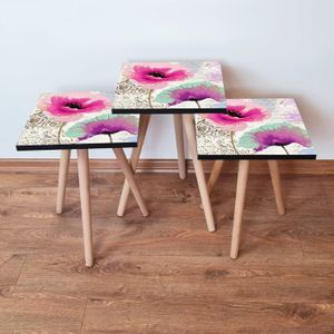 Set Nesting Stolova (3 Komada) 3Shp300 - Višebojni