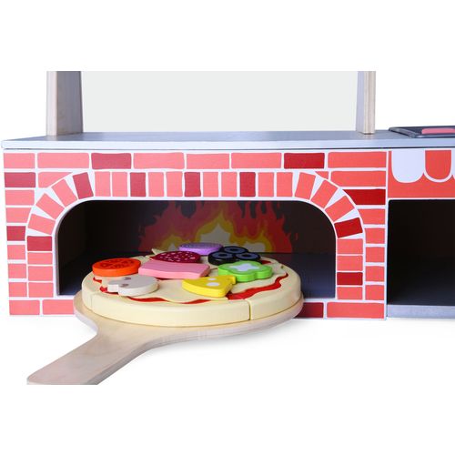 EcoToys drveni set za male pizza majstore slika 3