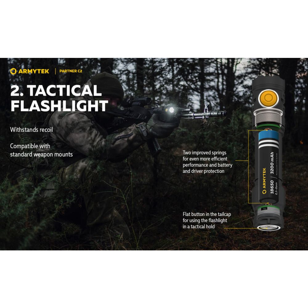 Armytek Baterijska lampa Partner C2 slika 17
