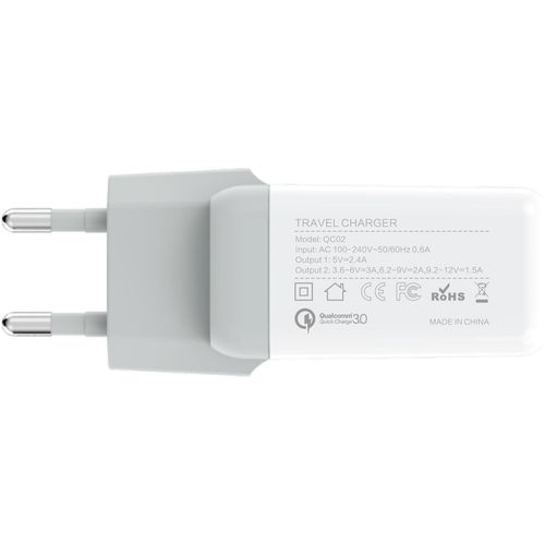 Connect XL Punjač kućni, brzi,  za smartphone, tablete..., USB, 2A - CXL-QC02 slika 4