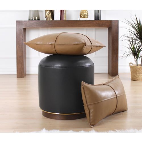 Milotte - Anthracite Anthracite Pouffe slika 5