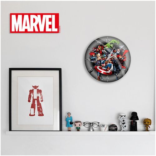 Marvel Wall Clock Glossy Avengers 003 - Wall Clock Glossy Avengers 003 slika 2