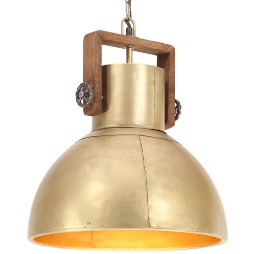 Industrijska viseća svjetiljka 25 W mjedena okrugla 40 cm E27 slika 27