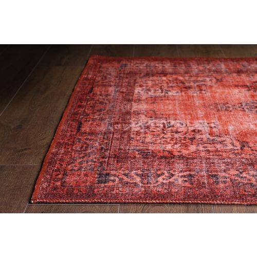 Blues Chenille - Red AL 131  Multicolor Hall Carpet (75 x 230) slika 5