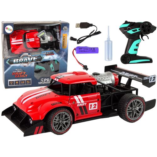 Auto na daljinsko upravljanje Sports Car R/C 1:16  - crveni slika 1