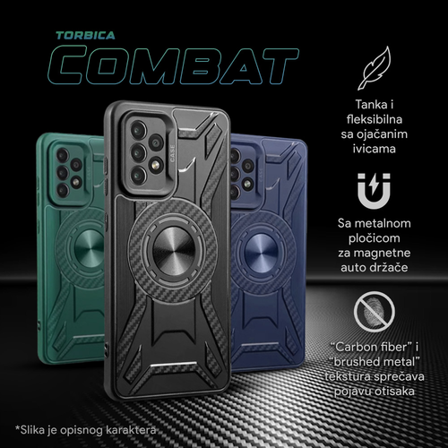 Torbica Combat za Xiaomi Redmi Note 13 4G (EU) zelena slika 2