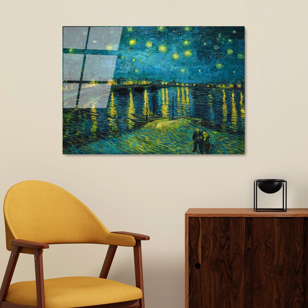 UV-409 Dekorativna Slika na Kaljenom Staklu, Višebojna, 50 x 70 cm slika 1