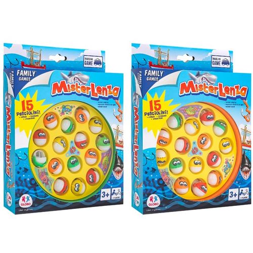 GLOBO Family Games Igra ribolova Mister Lenza, 15 Ribica slika 1