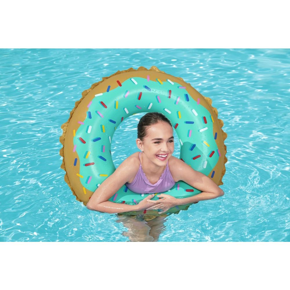 Bestway 36118 kolut na napuhavanje Donut tirkizni slika 8