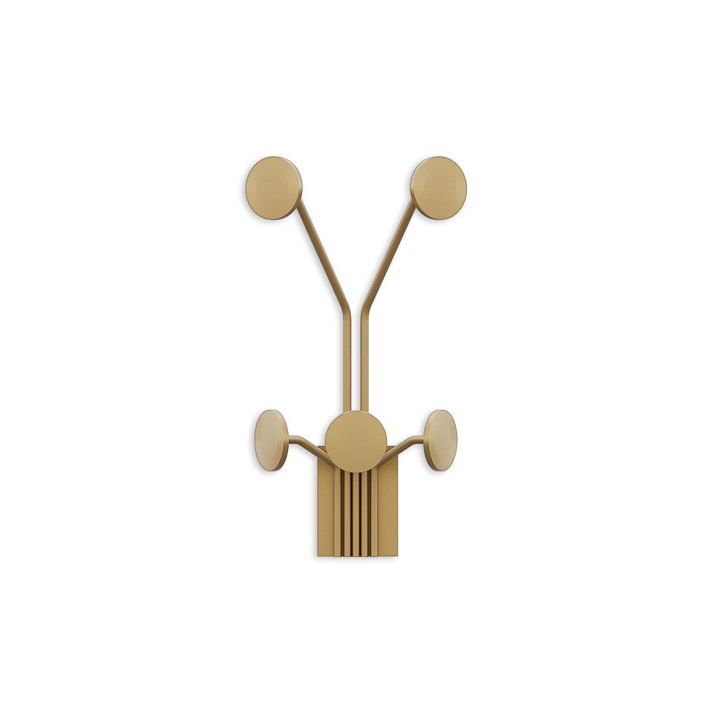 Metal wall hook Giraffe-A, colour: gold slika 4