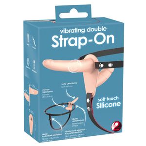 Dupli Vibrirajući Strap-On sa bežičnim daljinskim