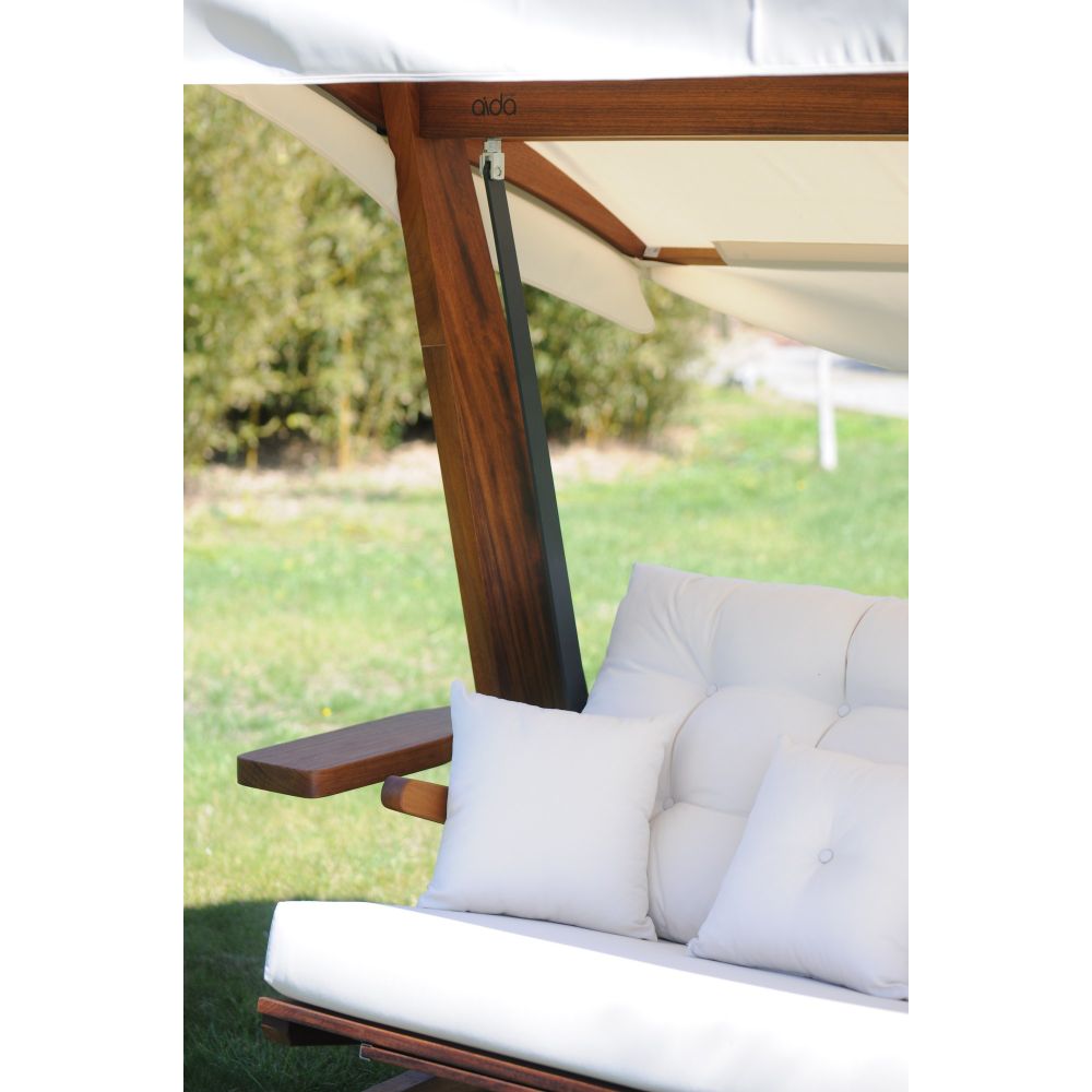 Luna Deluxe 2600 - Bež Prirodni Trostruki Ljuljački Stolac slika 9