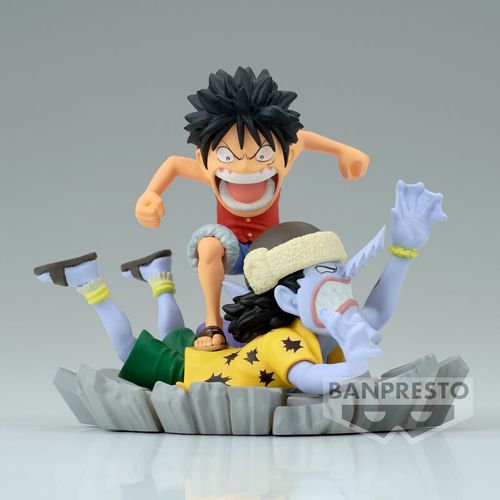 One Piece WCF Log Stories Luffy vs Arlong figure 7cm slika 2