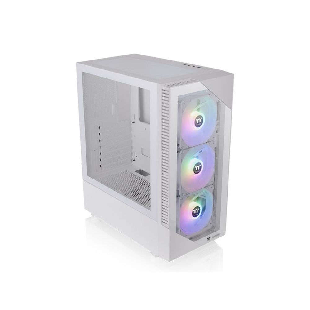 Thermaltake View 200 ARGB Snow Mid tower, tempered glass, 3x 120mm ARGB Lite fan slika 4