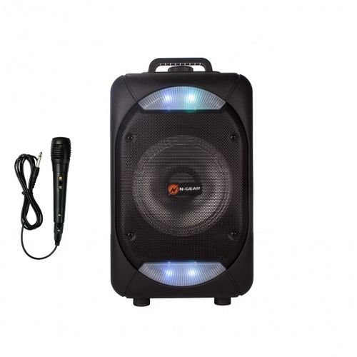 N-Gear karaoke The Flash 610, 100W, BT, discoLED, 1* žičani mikrofon, baterija slika 1