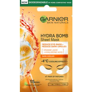 Garnier Skin Naturals Eye Tissue maska za područje oko očiju protiv tamnih krugova 6g