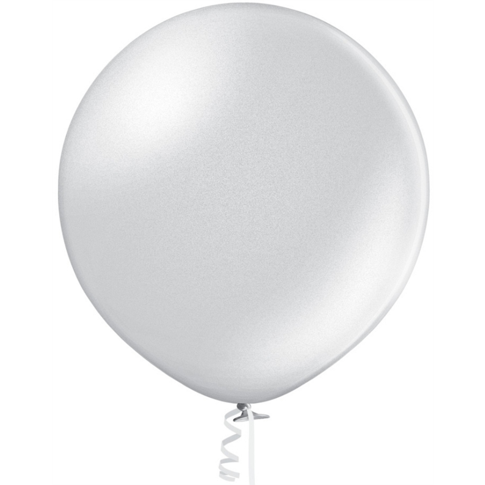 BM05-061 Balon Metalik Sivi 60cm slika 1