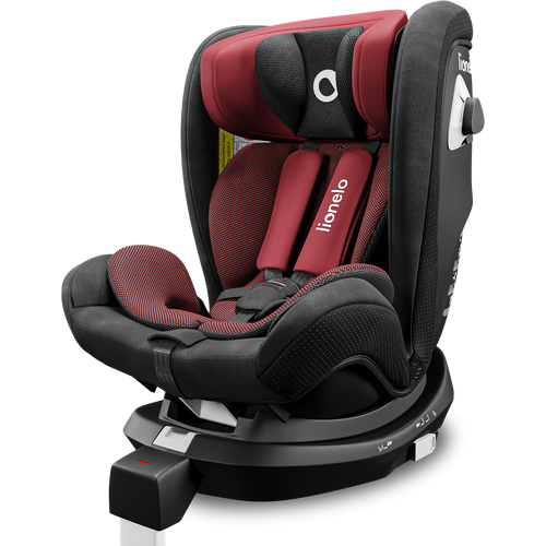 Lionelo Auto-sedište BRAAM RED BURGUNDY 360* ISOFIX 0-36kg/0m-12god slika 2