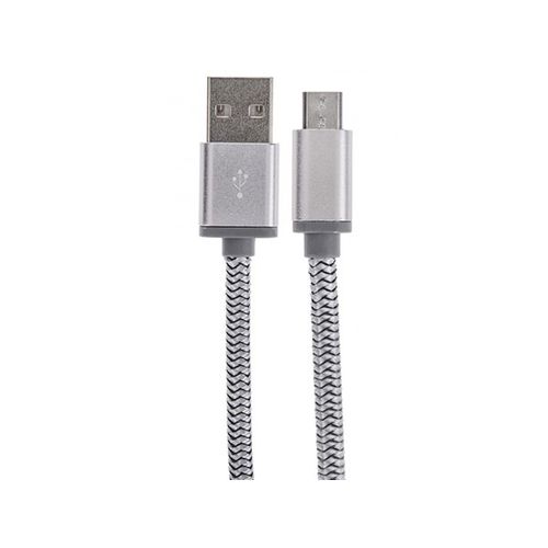 Alpha Star Micro USB 1.2M M-PL-G Kabl,USB na Micro USB,muški-muški,upleten slika 1