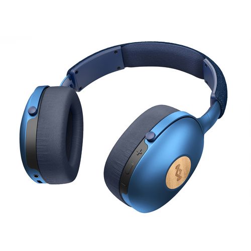 House of Marley Positive Vibration XL Bluetooth Over-Ear Headphones - Denim slika 2