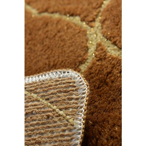 Infinity - Caramel Caramel Acrylic Bathmat Set (2 Pieces) slika 5