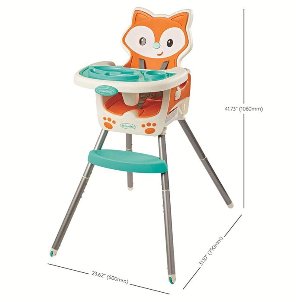 Infantino Grow With Me Hranilica 4 u 1, Lisica slika 4