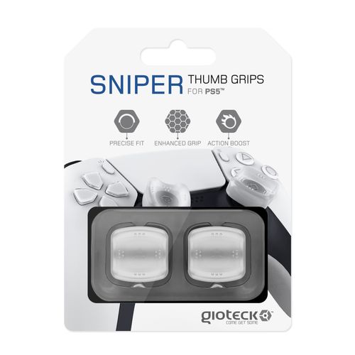 GIOTECK Sniper Thumb Grips Bijeli za PS5 slika 1