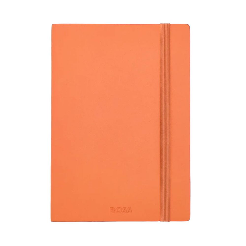 Hugo Boss notes A5 Classic Light HNH422UL, pastelno narandžasti slika 2