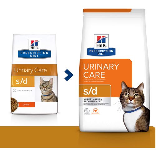 Hill's Prescription Diet s/d Urinary Care Hrana za Mačke s Piletinom, 1,5 kg slika 2