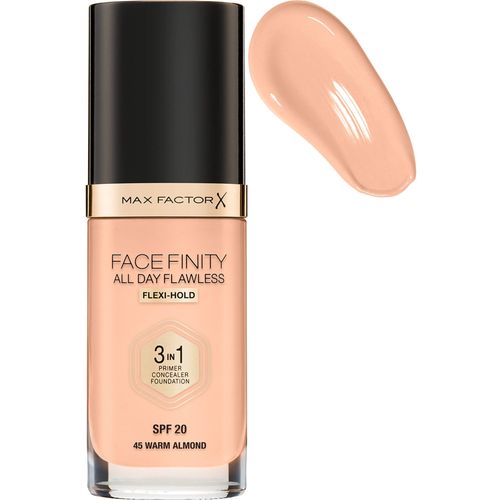 Max Factor Facefinity 3u1 tečni puder 45 Warm Almond 30ml slika 1