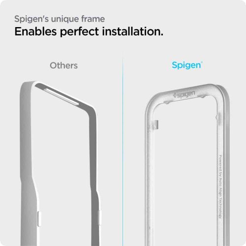 Spigen ALM Glass FC 2 kom kaljeno staklo za cijeli zaslon za iPhone 13 mini s crnim okvirom slika 6