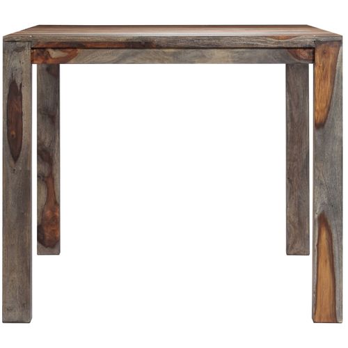Blagovaonski stol sivi 180 x 90 x 76 cm od masivnog drva šišama slika 3