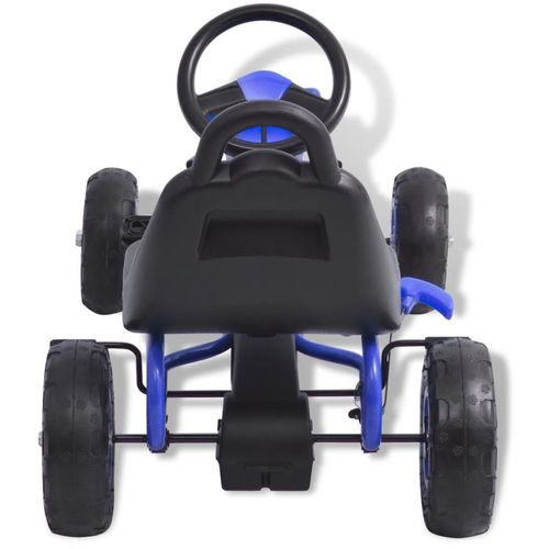 Go-Kart s Pedalama i Pneumatskim Gumama Plavi slika 17